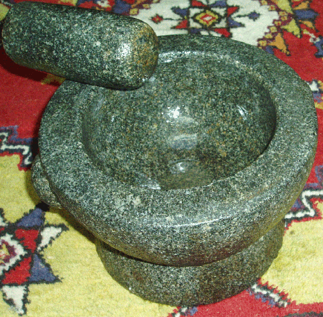 Stone Mortar & Pestle
