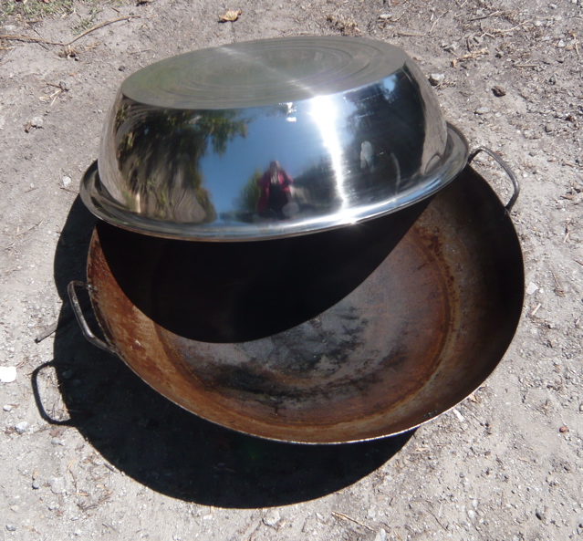 Large Cantonese Style Wok and Lid
